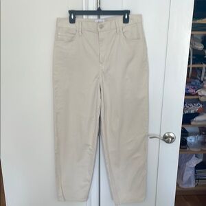 Frame Denim Cream Chinos Straight Leg